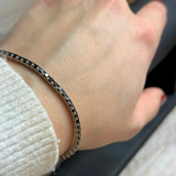 Bracciale Tennis Zirconi Neri - EEK collection