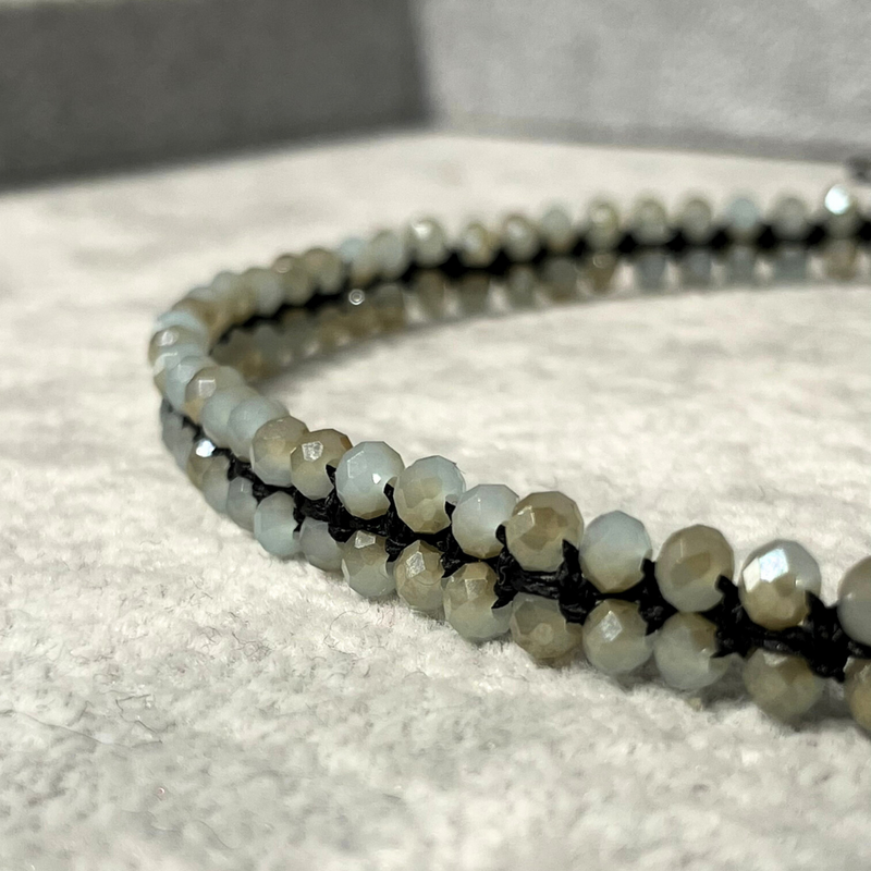 Chocker cristalli Verde Chiaro