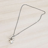 Collana Cascata Grappolo di Perle