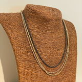 Collanina argento martellato