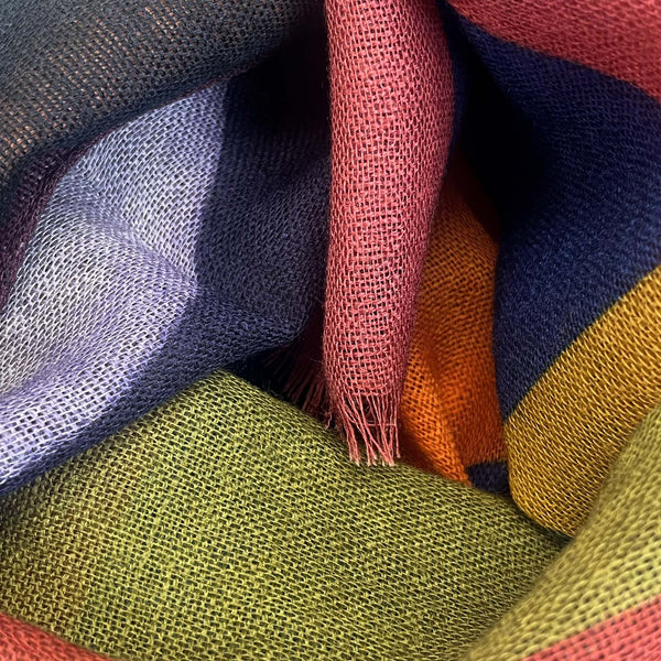 Foulard lana multicolor