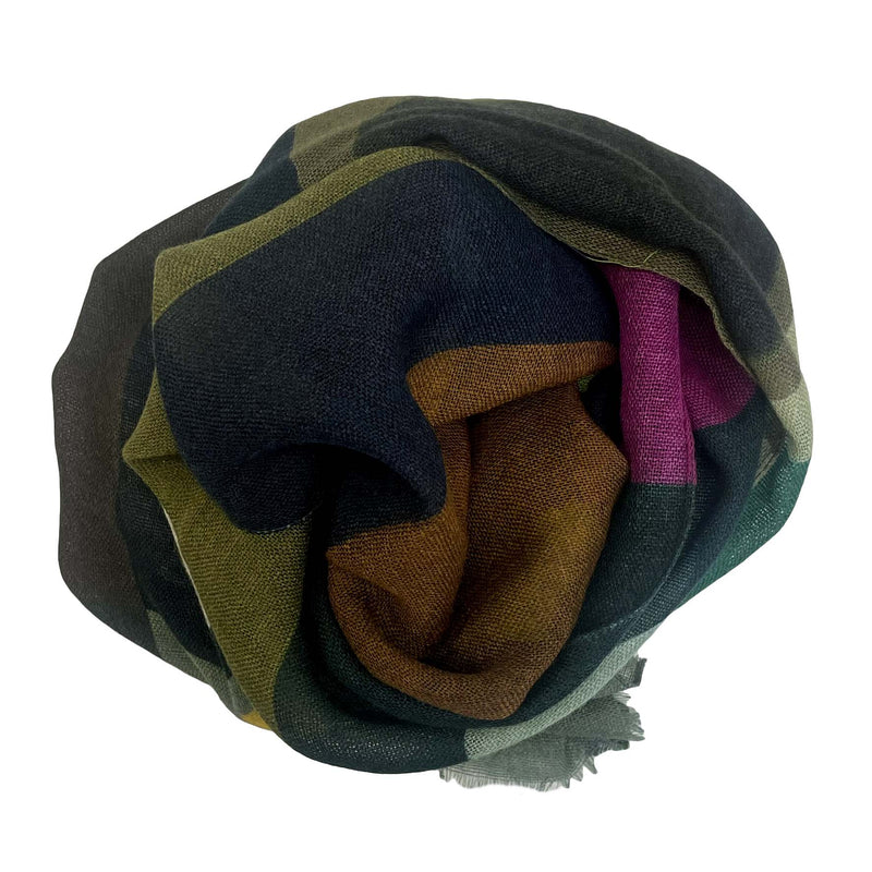 Foulard lana multicolor