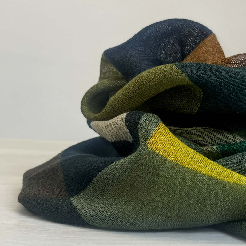 Foulard lana multicolor