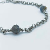 Bracciale argento e zaffiri