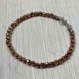 Bracciale ematite e argento