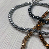 Bracciale ematite e argento