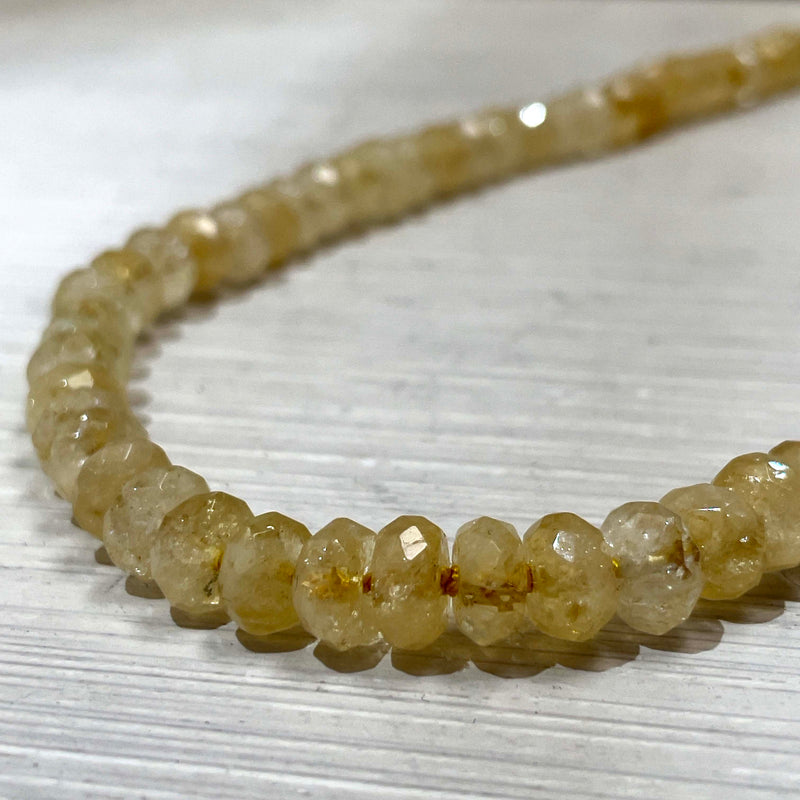 Collana quarzo citrino