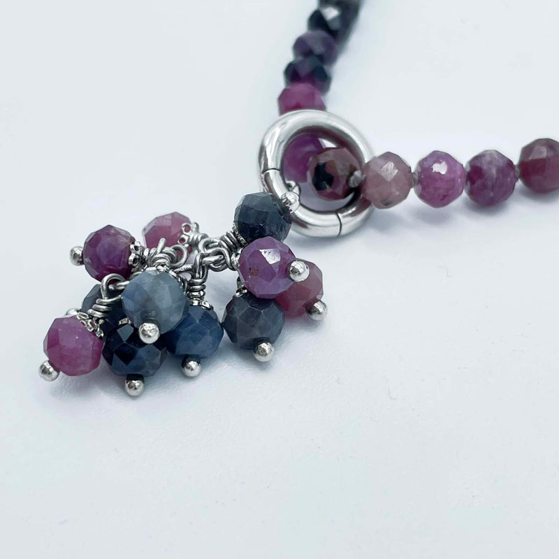 Collana Zaffiri e Rubini
