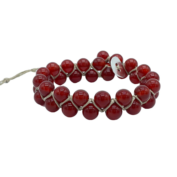Bracciale pietra rossa