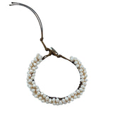 Bracciale cristalli bianco