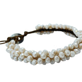 Bracciale cristalli bianco