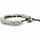 Bracciale cristalli bianco