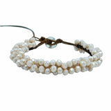 Bracciale cristalli bianco