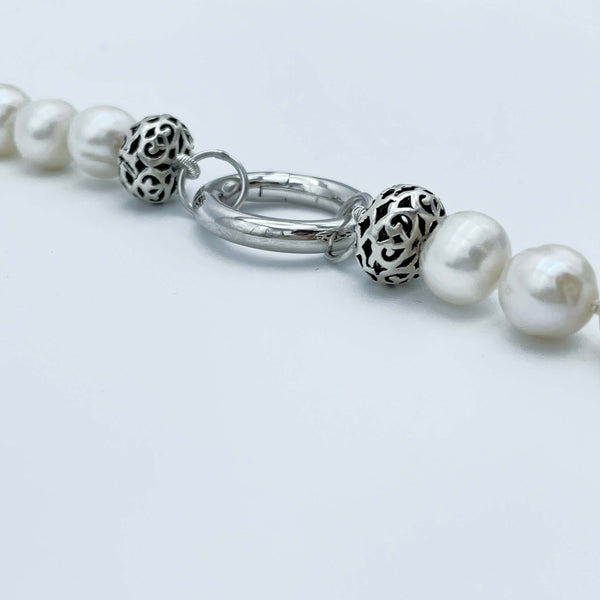 Collana Perle e Argento