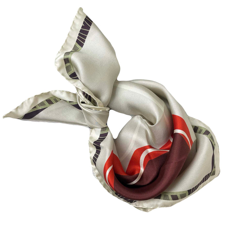 Foulard seta frutta