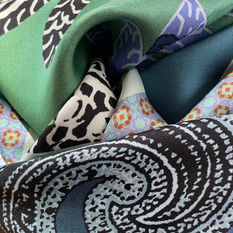 Foulard seta Paisley