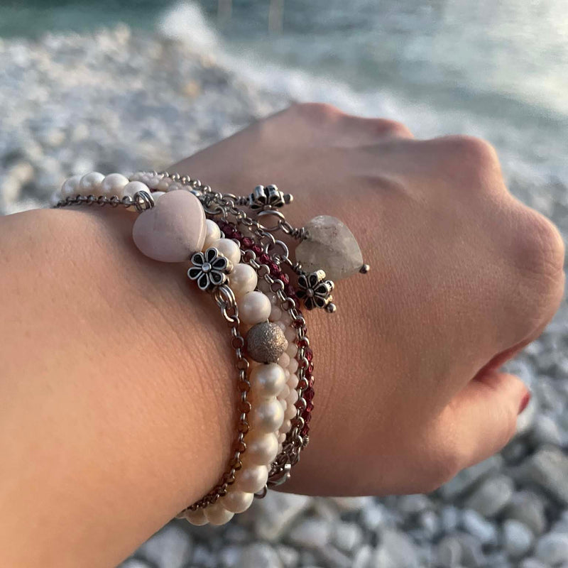 Bracciali argento e pietre