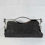 Pochette con strass