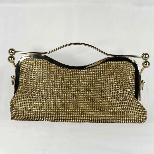 Pochette con strass